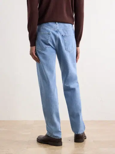 Thom Sweeney Easy Fit Straight-Leg Jeans - Men | Thumbnail 4 Thom Sweeney Easy Fit Straight-Leg Jeans - Men | Thumbnail 4