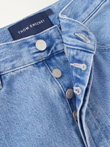 Thom Sweeney Easy Fit Straight-Leg Jeans - Men | Thumbnail 6 Thom Sweeney Easy Fit Straight-Leg Jeans - Men | Thumbnail 6