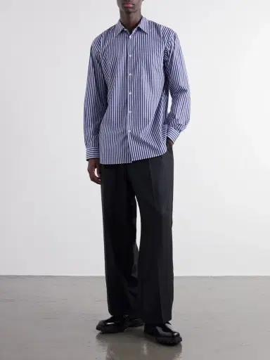 Comme des Garçons SHIRT Striped Cotton-Poplin Shirt - Men | Thumbnail 2 Comme des Garçons SHIRT Striped Cotton-Poplin Shirt - Men | Thumbnail 2