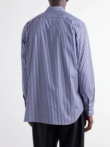 Comme des Garçons SHIRT Striped Cotton-Poplin Shirt - Men | Thumbnail 4 Comme des Garçons SHIRT Striped Cotton-Poplin Shirt - Men | Thumbnail 4