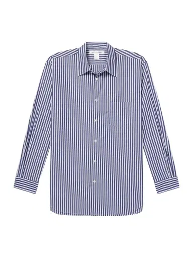 Comme des Garçons SHIRT Striped Cotton-Poplin Shirt - Men | Thumbnail 1 Comme des Garçons SHIRT Striped Cotton-Poplin Shirt - Men | Thumbnail 1