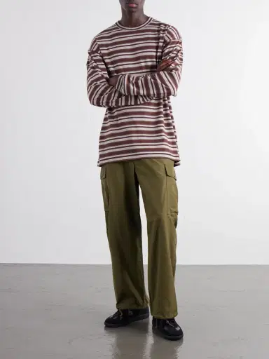 COMME des GARCONS HOMME Striped Cotton-Jersey T-Shirt - Men | Thumbnail 2 COMME des GARCONS HOMME Striped Cotton-Jersey T-Shirt - Men | Thumbnail 2