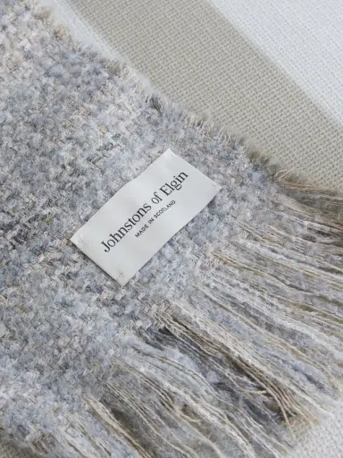 Johnstons of Elgin Luxury Texture Checked Cashmere, Silk and Alpaca Wool-Blend Throw - Men | Thumbnail 3 Johnstons of Elgin Luxury Texture Checked Cashmere, Silk and Alpaca Wool-Blend Throw - Men | Thumbnail 3