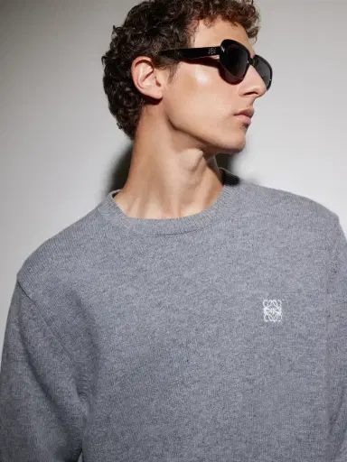 Loewe Anagram Round-Frame Acetate Sunglasses - Men | Thumbnail 2 Loewe Anagram Round-Frame Acetate Sunglasses - Men | Thumbnail 2