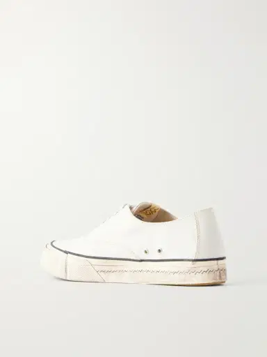 Visvim Logan Distressed Canvas Sneakers - Men | Thumbnail 4 Visvim Logan Distressed Canvas Sneakers - Men | Thumbnail 4