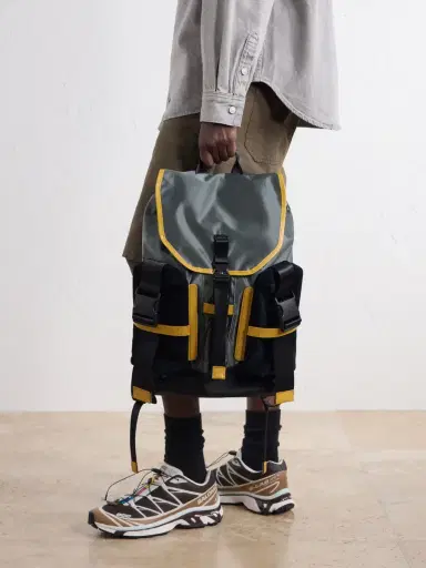 Master-Piece Leather and Suede-Trimmed CORDURA® Backpack - Men | Thumbnail 3 Master-Piece Leather and Suede-Trimmed CORDURA® Backpack - Men | Thumbnail 3