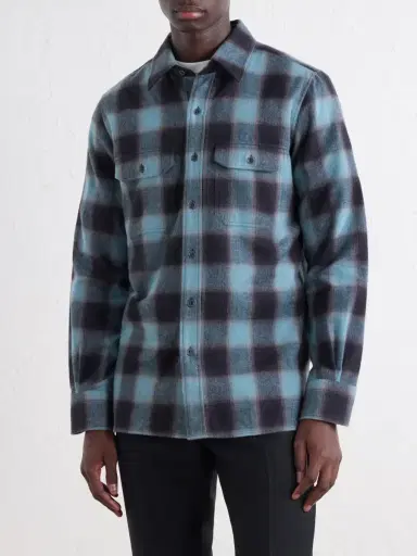Tom Ford Checked Cotton-Flannel Shirt - Men | Thumbnail 3 Tom Ford Checked Cotton-Flannel Shirt - Men | Thumbnail 3