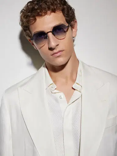 Sato Terebellum I Titanium Round-Frame Sunglasses - Men | Thumbnail 2 Sato Terebellum I Titanium Round-Frame Sunglasses - Men | Thumbnail 2
