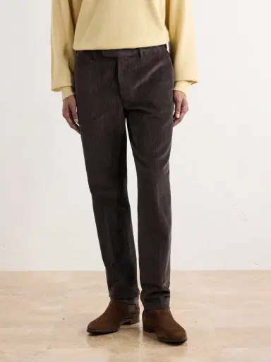 Thom Sweeney Straight-Leg Cotton-Blend Corduroy Chinos - Men | Thumbnail 3 Thom Sweeney Straight-Leg Cotton-Blend Corduroy Chinos - Men | Thumbnail 3