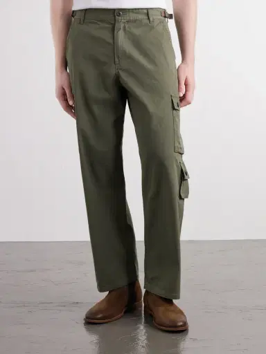 Human Made Straight-Leg Logo-Appliquéd Cotton Cargo Trousers - Men | Thumbnail 3 Human Made Straight-Leg Logo-Appliquéd Cotton Cargo Trousers - Men | Thumbnail 3