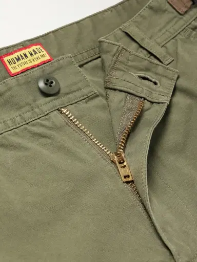 Human Made Straight-Leg Logo-Appliquéd Cotton Cargo Trousers - Men | Thumbnail 6 Human Made Straight-Leg Logo-Appliquéd Cotton Cargo Trousers - Men | Thumbnail 6