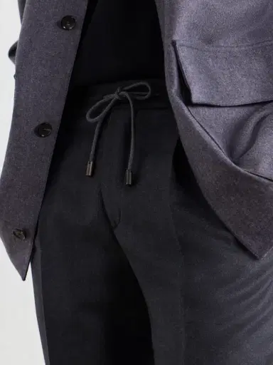 Slowear Tapered Wool Drawstring Trousers - Men | Thumbnail 5 Slowear Tapered Wool Drawstring Trousers - Men | Thumbnail 5