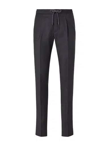 Slowear Tapered Wool Drawstring Trousers - Men | Thumbnail 1 Slowear Tapered Wool Drawstring Trousers - Men | Thumbnail 1
