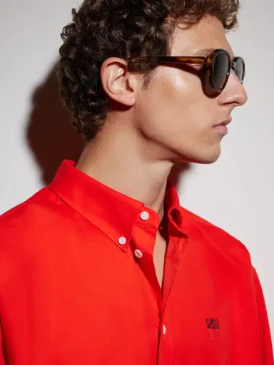 Loewe Slim Havana Round-Frame Acetate Sunglasses - Men | Thumbnail 2 Loewe Slim Havana Round-Frame Acetate Sunglasses - Men | Thumbnail 2