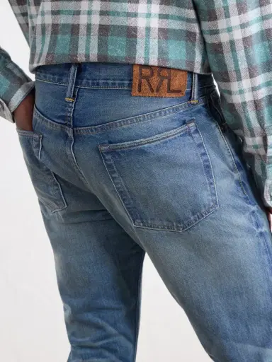 RRL Distressed Slim-Fit Jeans - Men | Thumbnail 5 RRL Distressed Slim-Fit Jeans - Men | Thumbnail 5