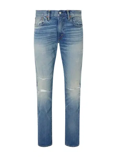 RRL Distressed Slim-Fit Jeans - Men | Thumbnail 1 RRL Distressed Slim-Fit Jeans - Men | Thumbnail 1