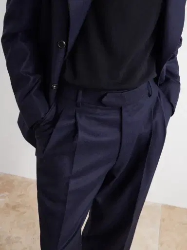 Gabriela Hearst Arthur Tapered Wool and Cashmere-Blend Flannel Suit Trousers - Men | Thumbnail 5 Gabriela Hearst Arthur Tapered Wool and Cashmere-Blend Flannel Suit Trousers - Men | Thumbnail 5