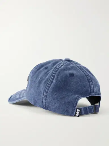 Nahmias Coastal Sport Distressed Printed Logo-Embroidered Cotton-Canvas Cap - Men | Thumbnail 4 Nahmias Coastal Sport Distressed Printed Logo-Embroidered Cotton-Canvas Cap - Men | Thumbnail 4