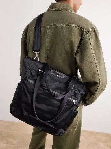Master-Piece Progress 2WAY Leather-Trimmed Twill Tote Bag - Men | Thumbnail 3 Master-Piece Progress 2WAY Leather-Trimmed Twill Tote Bag - Men | Thumbnail 3