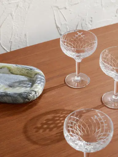 Soho Home Barwell Set of Four Crystal Champagne Glasses - Men | Thumbnail 2 Soho Home Barwell Set of Four Crystal Champagne Glasses - Men | Thumbnail 2