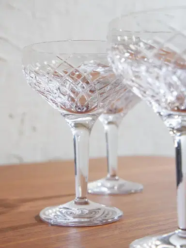 Soho Home Barwell Set of Four Crystal Champagne Glasses - Men | Thumbnail 3 Soho Home Barwell Set of Four Crystal Champagne Glasses - Men | Thumbnail 3