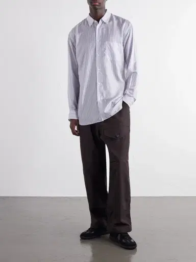Comme des Garçons SHIRT Striped Satin Shirt - Men | Thumbnail 2 Comme des Garçons SHIRT Striped Satin Shirt - Men | Thumbnail 2