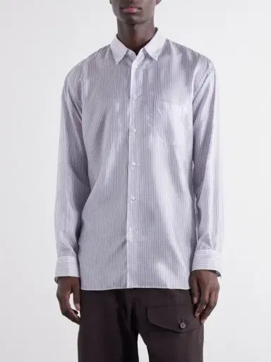 Comme des Garçons SHIRT Striped Satin Shirt - Men | Thumbnail 3 Comme des Garçons SHIRT Striped Satin Shirt - Men | Thumbnail 3