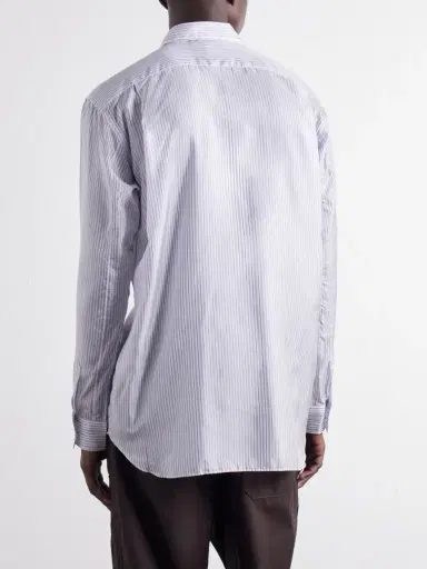 Comme des Garçons SHIRT Striped Satin Shirt - Men | Thumbnail 4 Comme des Garçons SHIRT Striped Satin Shirt - Men | Thumbnail 4
