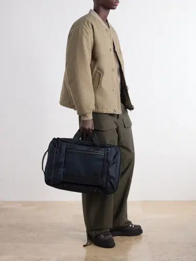 Master-Piece Rise Leather and Canvas-Trimmed CORDURA® MasterTeX Backpack - Men | Thumbnail 2 Master-Piece Rise Leather and Canvas-Trimmed CORDURA® MasterTeX Backpack - Men | Thumbnail 2