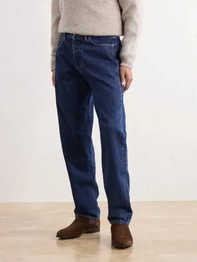 Thom Sweeney Easy Fit Straight-Leg Jeans - Men | Thumbnail 3 Thom Sweeney Easy Fit Straight-Leg Jeans - Men | Thumbnail 3