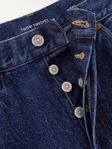 Thom Sweeney Easy Fit Straight-Leg Jeans - Men | Thumbnail 6 Thom Sweeney Easy Fit Straight-Leg Jeans - Men | Thumbnail 6
