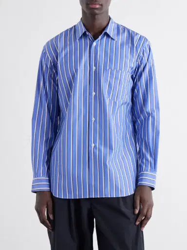Comme des Garçons SHIRT Striped Cotton-Poplin Shirt - Men | Thumbnail 3 Comme des Garçons SHIRT Striped Cotton-Poplin Shirt - Men | Thumbnail 3