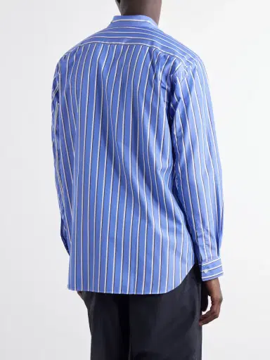 Comme des Garçons SHIRT Striped Cotton-Poplin Shirt - Men | Thumbnail 4 Comme des Garçons SHIRT Striped Cotton-Poplin Shirt - Men | Thumbnail 4