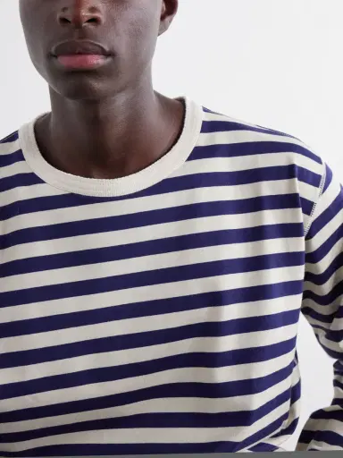 Junya Watanabe Striped Cotton-Jersey T-Shirt - Men | Thumbnail 5 Junya Watanabe Striped Cotton-Jersey T-Shirt - Men | Thumbnail 5