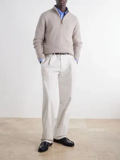 William Lockie Wool Half-Zip Sweater - Men | Thumbnail 2 William Lockie Wool Half-Zip Sweater - Men | Thumbnail 2
