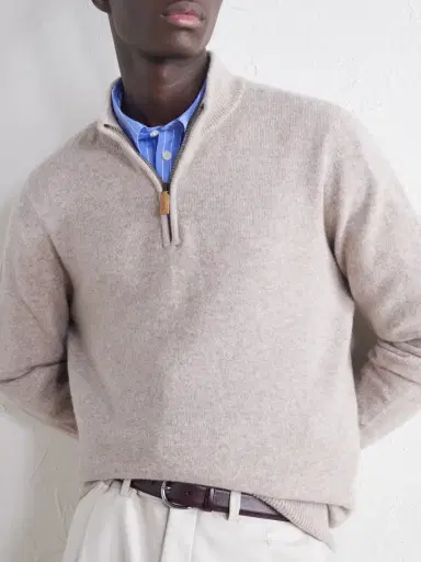 William Lockie Wool Half-Zip Sweater - Men | Thumbnail 5 William Lockie Wool Half-Zip Sweater - Men | Thumbnail 5