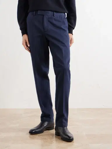 Thom Sweeney Straight-Leg Cotton-Twill Trousers - Men | Thumbnail 3 Thom Sweeney Straight-Leg Cotton-Twill Trousers - Men | Thumbnail 3