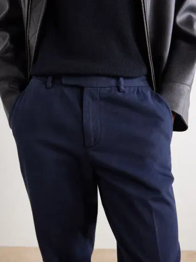 Thom Sweeney Straight-Leg Cotton-Twill Trousers - Men | Thumbnail 5 Thom Sweeney Straight-Leg Cotton-Twill Trousers - Men | Thumbnail 5