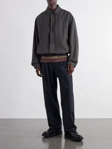 COMME des GARCONS HOMME Crinkled Striped Herringbone Jacket - Men | Thumbnail 2 COMME des GARCONS HOMME Crinkled Striped Herringbone Jacket - Men | Thumbnail 2