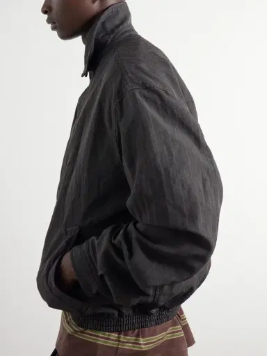 COMME des GARCONS HOMME Crinkled Striped Herringbone Jacket - Men | Thumbnail 5 COMME des GARCONS HOMME Crinkled Striped Herringbone Jacket - Men | Thumbnail 5