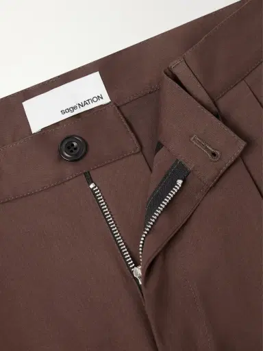 SAGE NATION Zushi Barrel-Leg Pleated Cotton-Blend Trousers - Men | Thumbnail 6 SAGE NATION Zushi Barrel-Leg Pleated Cotton-Blend Trousers - Men | Thumbnail 6