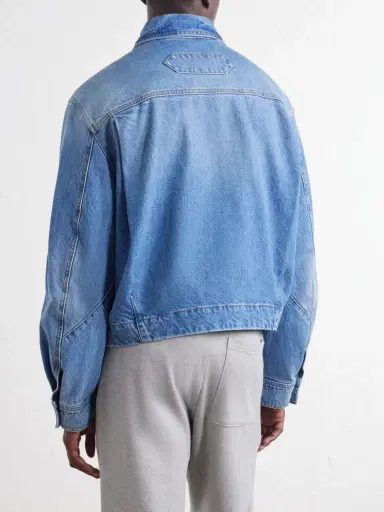 Jacquemus Logo-Print Denim Jacket - Men | Thumbnail 4 Jacquemus Logo-Print Denim Jacket - Men | Thumbnail 4