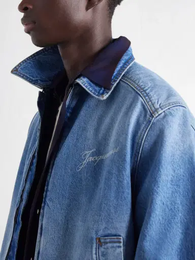 Jacquemus Logo-Print Denim Jacket - Men | Thumbnail 5 Jacquemus Logo-Print Denim Jacket - Men | Thumbnail 5