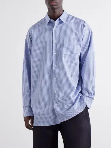 COMME des GARCONS HOMME Striped Cotton-Poplin Shirt - Men | Thumbnail 3 COMME des GARCONS HOMME Striped Cotton-Poplin Shirt - Men | Thumbnail 3