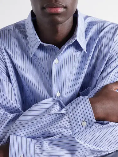 COMME des GARCONS HOMME Striped Cotton-Poplin Shirt - Men | Thumbnail 5 COMME des GARCONS HOMME Striped Cotton-Poplin Shirt - Men | Thumbnail 5