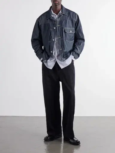 COMME des GARCONS HOMME Wide-Leg Twill Trousers - Men | Thumbnail 2 COMME des GARCONS HOMME Wide-Leg Twill Trousers - Men | Thumbnail 2