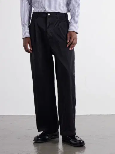 COMME des GARCONS HOMME Wide-Leg Twill Trousers - Men | Thumbnail 3 COMME des GARCONS HOMME Wide-Leg Twill Trousers - Men | Thumbnail 3