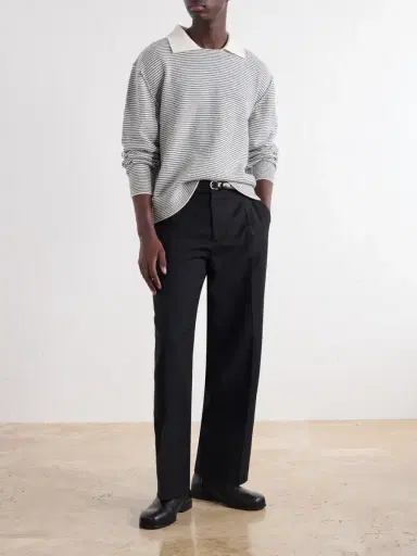 mfpen Service Straight-Leg Cotton-Blend Hopsack Trousers - Men | Thumbnail 2 mfpen Service Straight-Leg Cotton-Blend Hopsack Trousers - Men | Thumbnail 2