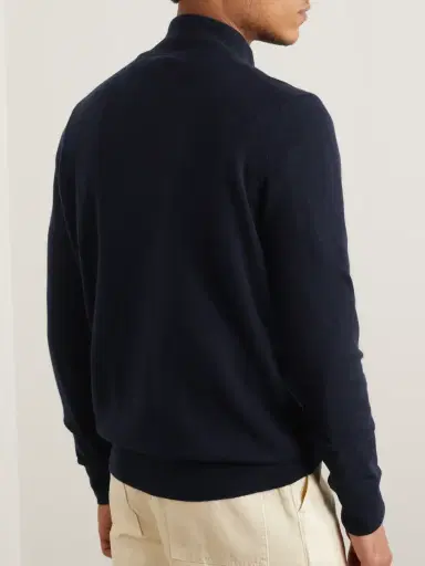Ghiaia Cashmere Cashmere Zip-Up Sweater - Men | Thumbnail 4 Ghiaia Cashmere Cashmere Zip-Up Sweater - Men | Thumbnail 4
