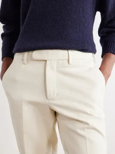 Thom Sweeney Straight-Leg Cotton-Twill Trousers - Men | Thumbnail 5 Thom Sweeney Straight-Leg Cotton-Twill Trousers - Men | Thumbnail 5